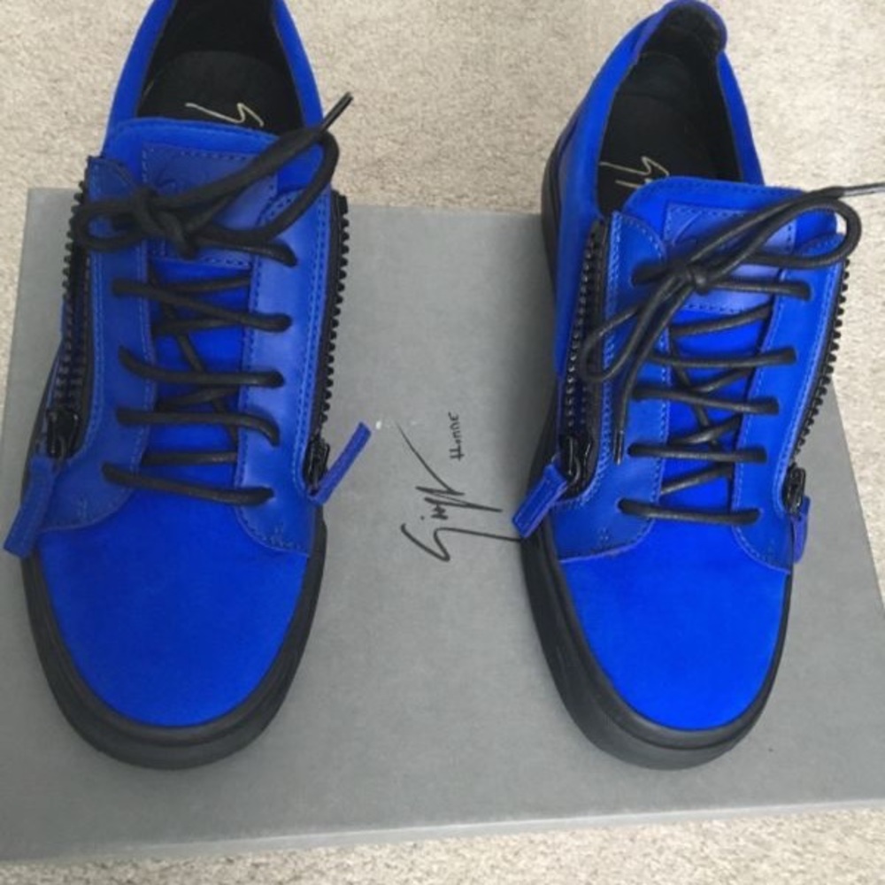 Giuseppe Zanotti Royal Blue Low Top